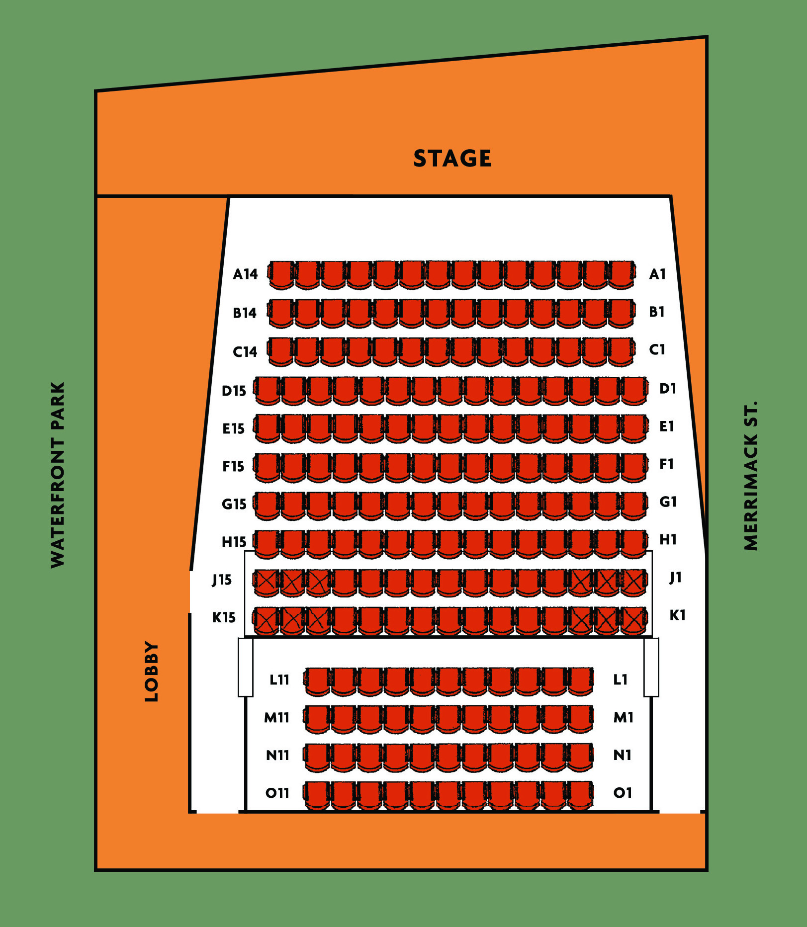 California Center For The Arts Seating Chart
